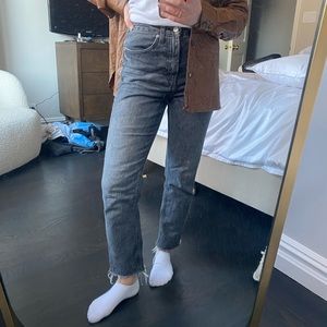 Mango black denim